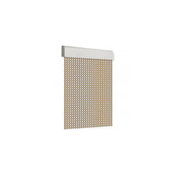 Tenda per porta 90x210cm cordino a spirale n. 1 beige-marrone