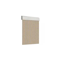 Galise cravatta tre pieghe in seta jacquard, Picasso blu marrone