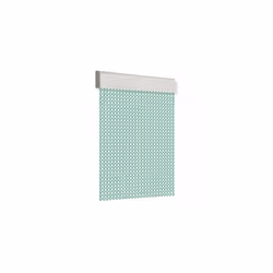La tenda per porta con cordino a spirale n. 10 verde-bianco da 90x210 cm è un prodotto di alta qualità e molto utile per qual ...