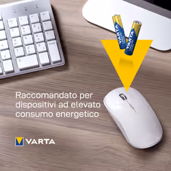 Varta Longlife Power, Batteria Alcalina, AAA, Micro, LR03, 1.5V, Blister da 4, Made in Germany - Vista aggiuntiva 4