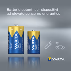 Varta Longlife Power, Batteria Alcalina, C, Baby, LR14, 1.5V, Blister da 2, Made in Germany - Vista aggiuntiva 4
