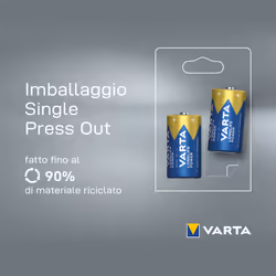 Varta Longlife Power, Batteria Alcalina, C, Baby, LR14, 1.5V, Blister da 2, Made in Germany - Vista aggiuntiva 5