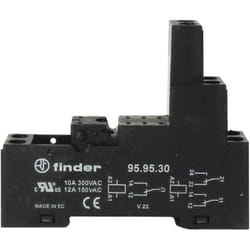 Finder 95.95.30 Zoccolo per relè Adatto per serie (Relè): Finder Serie 40 Finder 40.51, Finder 40.52, Finder 40.61 1 pz