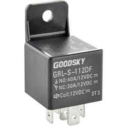 Goodsky - GRL-S-112DF Relè per auto 12 v/dc 40 a 1 scambio