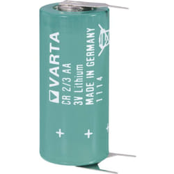 Varta - CR2/3 aa slf Batteria speciale cr 2/3 aa slf terminali a saldare a u Litio 3 v 1350 mAh 1 pz.