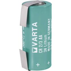 Varta - CR2/3 lf Batteria speciale cr 2/3 aa lf linguette a saldare a u Litio 3 v 1350 mAh 1 pz.