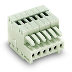 Wago 733-105 morsettiera 5 Grigio