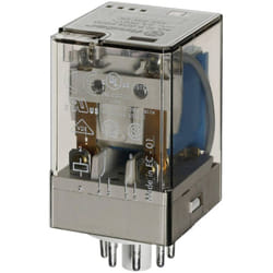 Finder - 60.12.9.012.0040 Relè ad innesto 12 v/dc 10 a 2 scambi 1 pz.