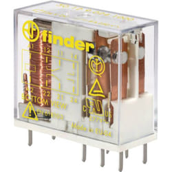 Finder - 50.12.9.024.4000 Relè per pcb 24 v/dc 8 a 2 scambi 1 pz.