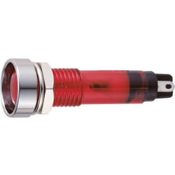 Sedeco - B-406 12V red Spia di segnalazione con lampadina 12 v Rosso 1 pz.