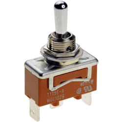 Panasonic - T115GAULCSAFJ T115GAULCSAFJ Interruttore a levetta 250 v/ac 15 a 1x (On) / Off / (On) Momentaneo / 0 / Moment