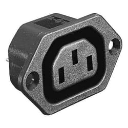 Bulgin PX0675/63 presa energia IEC Nero
