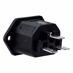 Bulgin PX0675/63 presa energia IEC Nero - Vista aggiuntiva 3
