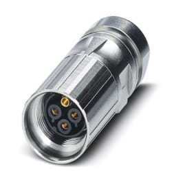 Phoenix Contact 1607682 cavo di collegamento M17 Nero, Acciaio inox