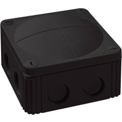 Wiska - 10060648 Cassetta di derivazione (l x l x a) 110 x 110 x 66 mm Nero IP66/IP67 1 pz.