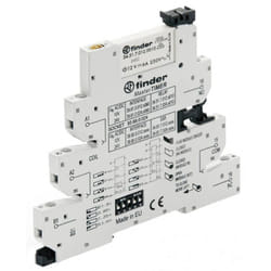 Finder - 39.81.0.024.0060 Relè di accoppiamento 24 v/dc, 24 v/ac 6 a 1 scambio 1 pz.