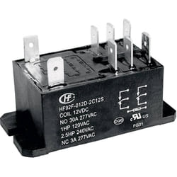 Hongfa - HF92F-012D-2C21S Relè ad innesto 12 v/dc 30 a 2 scambi 1 pz.