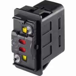 Dettagli tecnici Collegamento (Componenti) Faston 2,8 mm Colore Nero Colore luce Verde, Rosso Corrente di commut. max. 10 A D ...