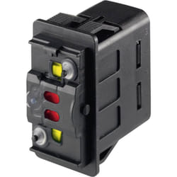 Marquardt - 3250.0298 Interruttore a bilanciere per auto 3250.0298 12 v/dc 10 a 2 x Off / On Permanente IP66/IP67 1 pz.