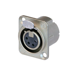 Neutrik NC4FD-LX cavo di collegamento XLR Argento