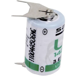 Saft - ls 14250 3PF Batteria speciale 1/2 aa terminali a saldare a u Litio 3.6 v 1200 mAh 1 pz.