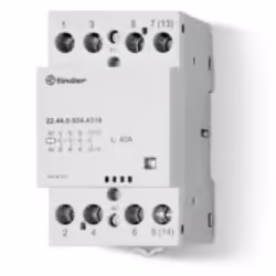 Finder 22.34.0.024.4320, Bianco, 24 V, 25 A, Potenza, CE, EAC, 50/60 Hz