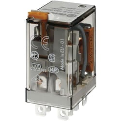 Finder - 56.32.8.012.0040 Relè ad innesto 12 v/ac 12 a 2 scambi 1 pz.