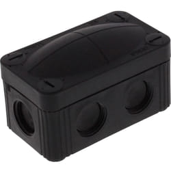 10109572 Cassetta di derivazione (l x l x a) 85 x 49 x 51 mm Nero (ral 9005) IP66/IP67 1 pz. - Wiska