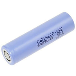 INR18650-29E Batteria ricaricabile speciale 18650 Flat Top, adatto alle alte temperature Li-Ion 3.6 v 2900 mAh - Samsung