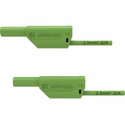 Dettagli tecnici Categoria di misura (LOV) CAT III 1000 V Colore Verde Corrente nominale 32 A Diametro/tipo spina 4 mm Dimens ...