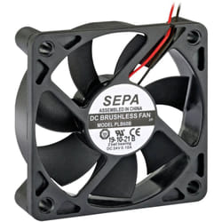 Sepa - PLB60B12SE32A Ventola assiale 12 v/dc 27.6 m³/h (l x l x a) 60 x 60 x 15 mm