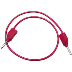Mueller Electric - BU-2929-M-39-2 Cavo di misura Spina a banana 4 mm Spina a banana 4 mm 0.99 m Rosso 1 pz.