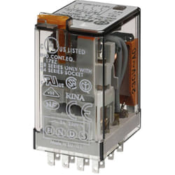 Finder - 55.34.8.230.0054 Relè ad innesto 230 v/ac 7 a 4 scambi 1 pz.