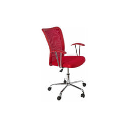 Bizzotto - Yes Everyday Poltrona Girevole Notredame Ad Altezza Regolabile Per Ufficio Rosso