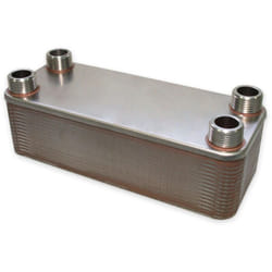 Helloshop26 - Scambiatore termico in acciaio inox 30 piastre max 175 kw acqua solare