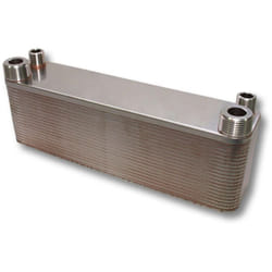 Helloshop26 - Scambiatore termico in acciaio inox 50 piastre max 210 kw acqua solare