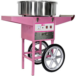 Helloshop26 - Macchina per zucchero filato professionale diametro 52 cm con carrello