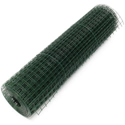 Helloshop26 - Rete aviaria 4 angoli con rete 25 x 2 5 mm 100 cm x 25 m verde