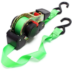 Helloshop26 - Cinghia di ancoraggio 1,8 m x 25 mm trazione 320 dan pes gancio s cricchetto tenditore