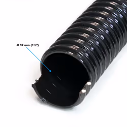 Vi offriamo un tubo a spirale per laghetto. Questo tubo nero opaco è molto flessibile e si adatta perfettamente per il colleg ...