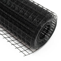 Helloshop26 - Rete metallica per voliera 4 angoli con rete 25 x 25 mm 50 cm x 5 m di colore nero