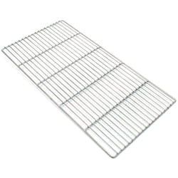 Helloshop26 - Griglia quadrata in acciaio inox 58 x 30 cm griglia accessoria