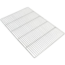 Helloshop26 - Griglia quadra in acciaio inox 60 x 40 cm griglia accessoria