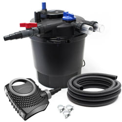 Helloshop26 - Kit set laghetto 40000 litri Pompa uvc 36 watt Tubo 10000 l/h Kit filtraggio 10 m