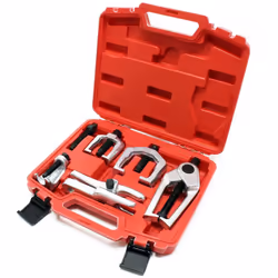 Un kit di attrezzi universale per staccare ed estrarre giunti sferici, barra dello sterzo, asse anteriore, triangolo, sterzo, ...