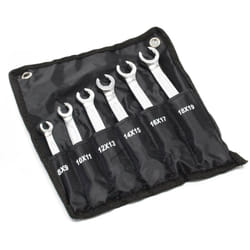Helloshop26 - Set di 6 chiavi per tubi freno Chiave per tubo freno ad anello piatto da 8-19 mm