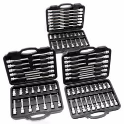 Questo set di 88 chiavi a bussola è composto da tre diversi set, che contengono Torx, chiavi a bussola esagonali, bussole mul ...