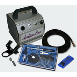 Helloshop26 - Kit compressore aerografo per principianti con pistola + accessori