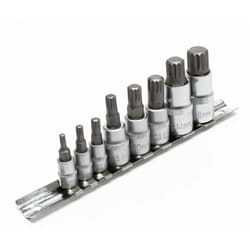 Helloshop26 - Set di chiavi a bussola multi-dente xzn 8 pezzi M4-M16 Kit di strumenti per chiavi a bussola