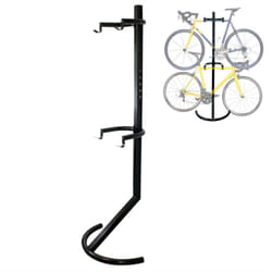 Helloshop26 - Cavalletto per 2 bici 90 kg sistema di supporto bicicletta aggancio sospensione